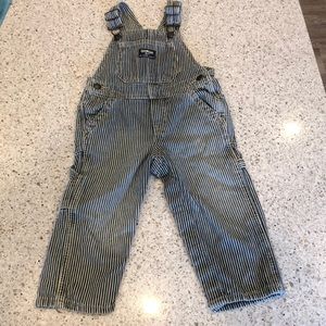 OshKosh striped overalls